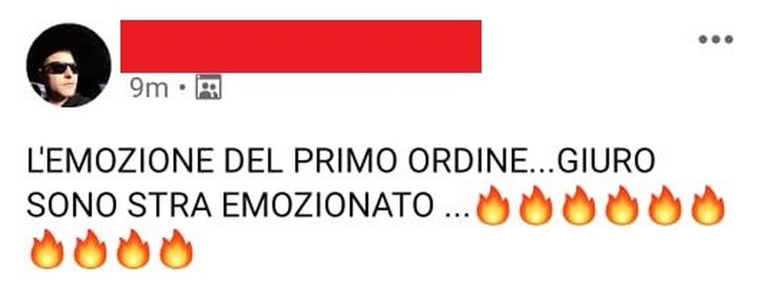 Post: l’emozione del primo ordine, giuro sono stra emozionato